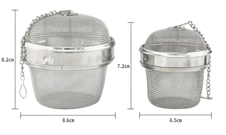 Description Picture 4 of item1Pcs Stainless Steel Tea Infuser Teapot Tray Spice Tea Strainer Herbal Filter Teaware Accessories Kitchen Tools Tea Infuser Tea