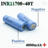 INR 21700-40T 4000mAh batterie d'origine 21700 4000mAh 30A 40T 3.7V batterie Lithium-ion haute décharge/grande capacité 4