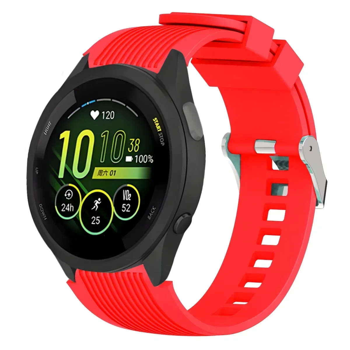 Breathable Silicone Strap for Garmin Smartwatches, 20mm/22mm