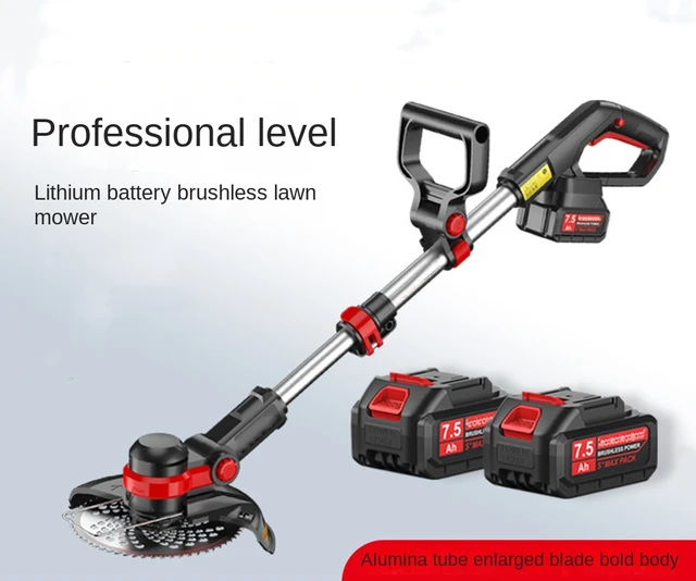 Lithium Battery Lawn Mower Garden Trimmer Desbrozadora Batería 충전식예초기 충전예초기 Debroussailleuse À Batterie 전기예초기 1