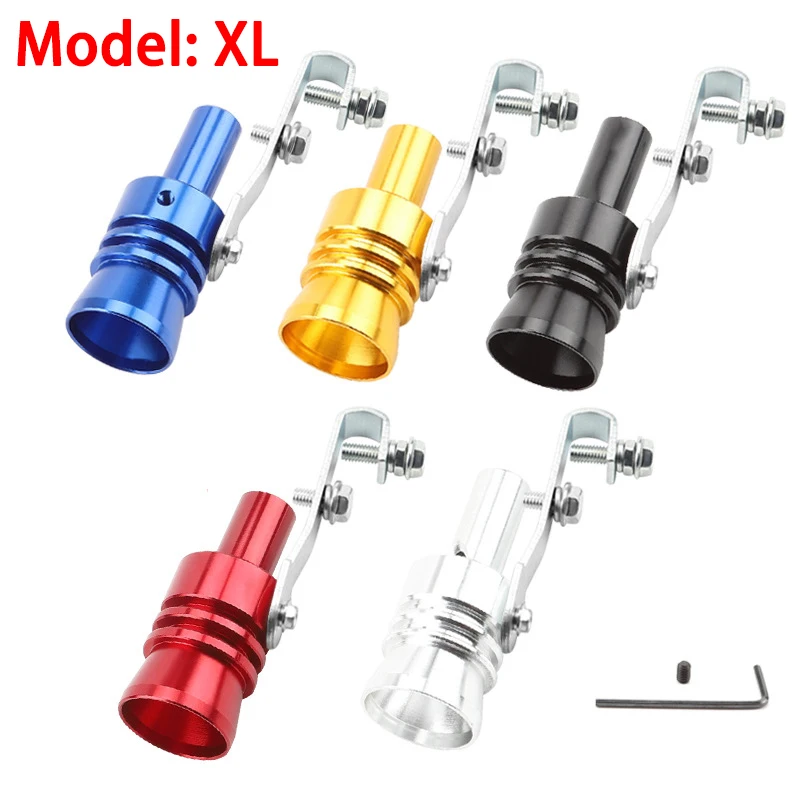 Universal Car Turbo Sound Whistle Muffler Exhaust Pipe Auto Blow-off Valve  Simulator For All Cars Accessories