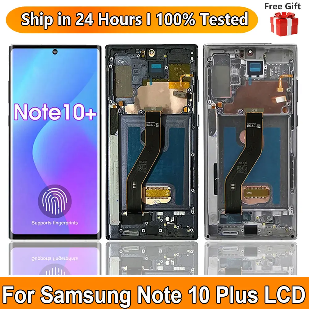 ForAmoledNote10PlusScreenforSamsungGalaxyNote10N975FLcd
