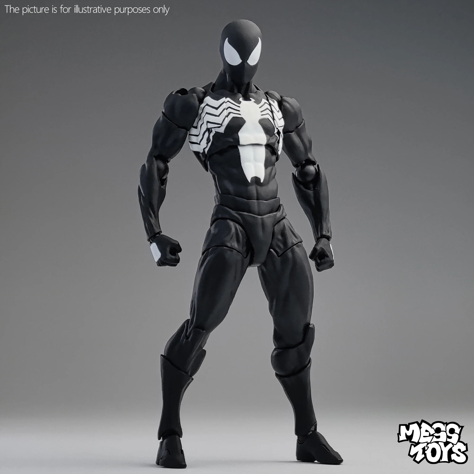 MESS TOYS スパイダーマン　ブラックスーツ　シンビオートスーツ mess toys スパイダーマン ブラックスーツ シンビオート メストイズ