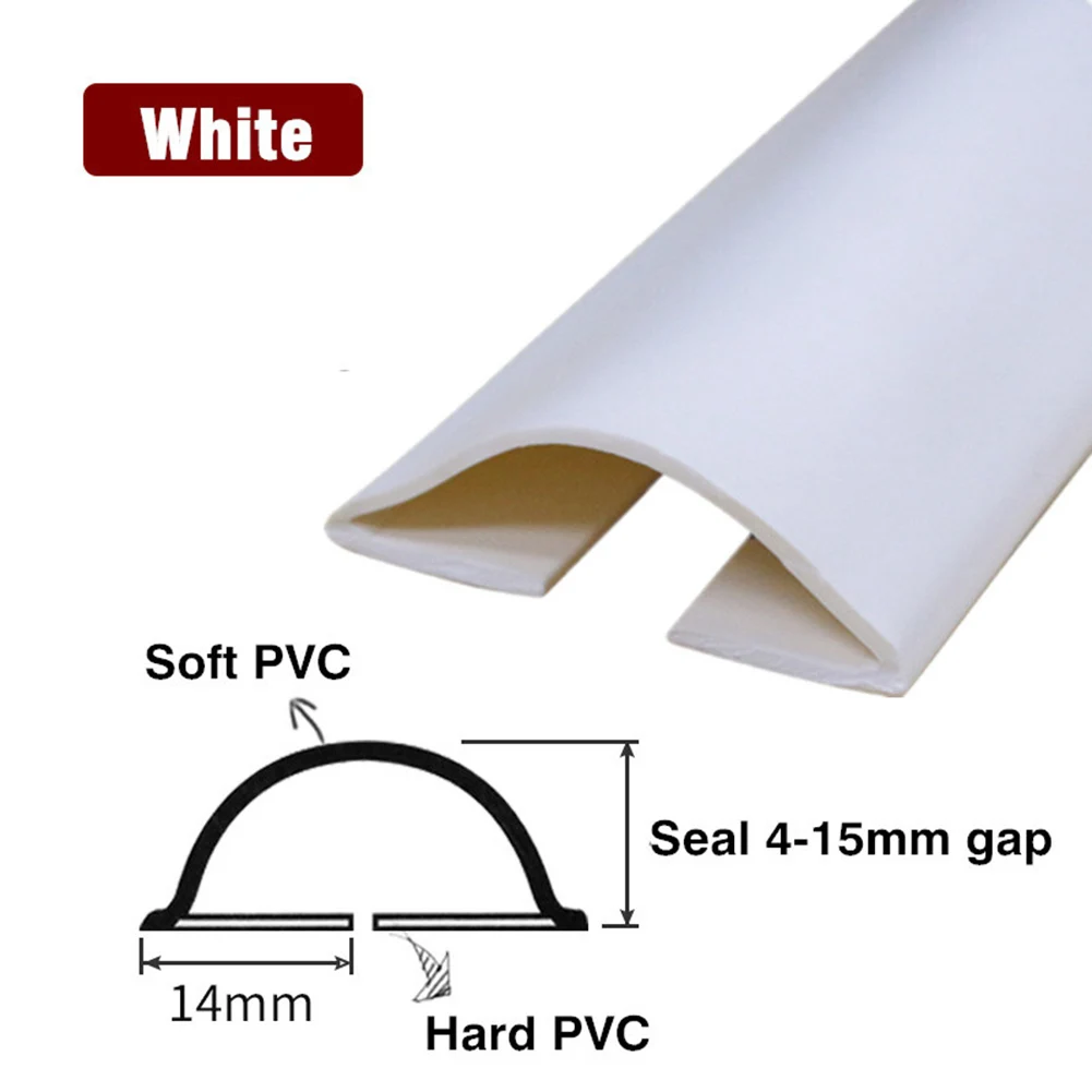 1PC Waterproof Seal Strip Draught Excluder Stopper Door Bottom Guard Double Seal Dustproof Soundproof Strips Doorstop Strip