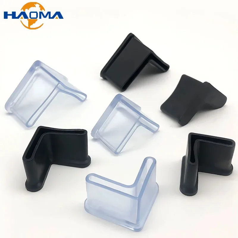 L-shaped Foot Cover Triangle Angle Iron Feet Caps Non-Slip Shelf Table Chair Furniture Feet Leg Pad Protector furniture leg pads chair leg caps chair leg protector furniture foot pads rubber furniture feet pads furniture leg caps furniture foot protector furniture feet