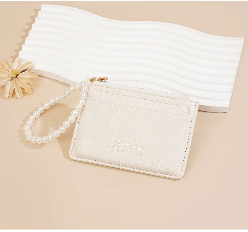 Baellerry Mini Slim Damen-Geldbörse, neuer kurzer Kartenhalter mit Reißverschluss, Münzfach, hochwertige Kartentaschen, kleine Geldbörse für Mädchen – Detail 14