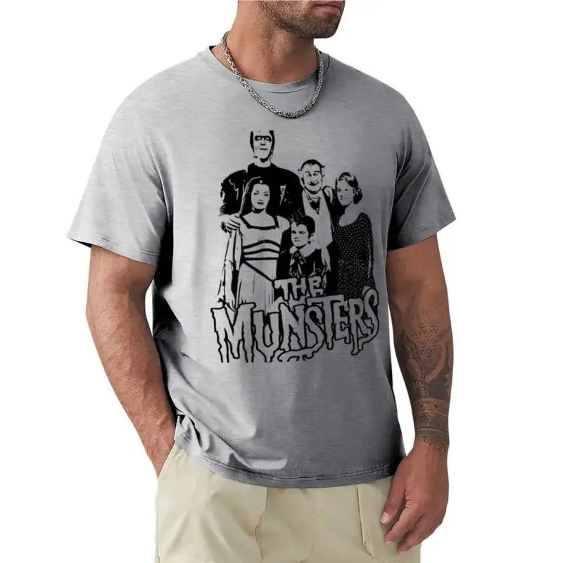 

Семейная футболка Munsters, тяжелые футболки, эстетическая одежда, футболки на заказ, блузка, мужские футболки с графическим принтом, аниме