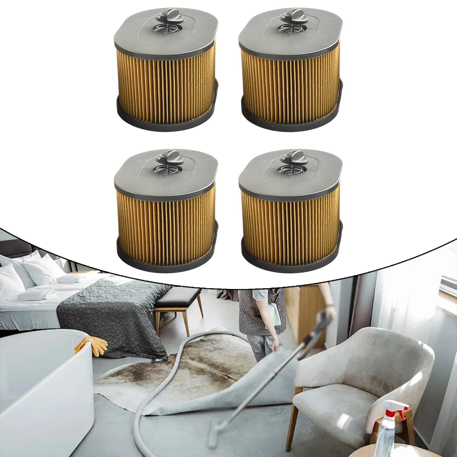 

4pcs Air Filters For Husqvarna K970 K1260 Concrete Cut Off Saw 510 24 41-03 High Quality Material Durable And Practical