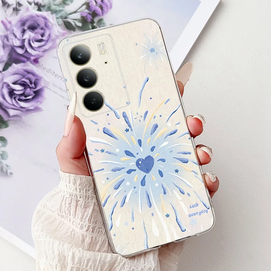 Stylish Painted Soft Silicone Phone Case - Back Cover Bags for Smartphone Protection