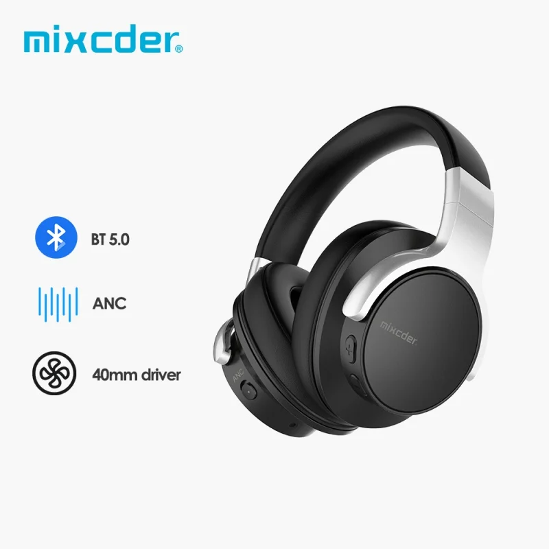 Mixcder E7 Wireless Headphone HiFi Active Noise Cancelling
