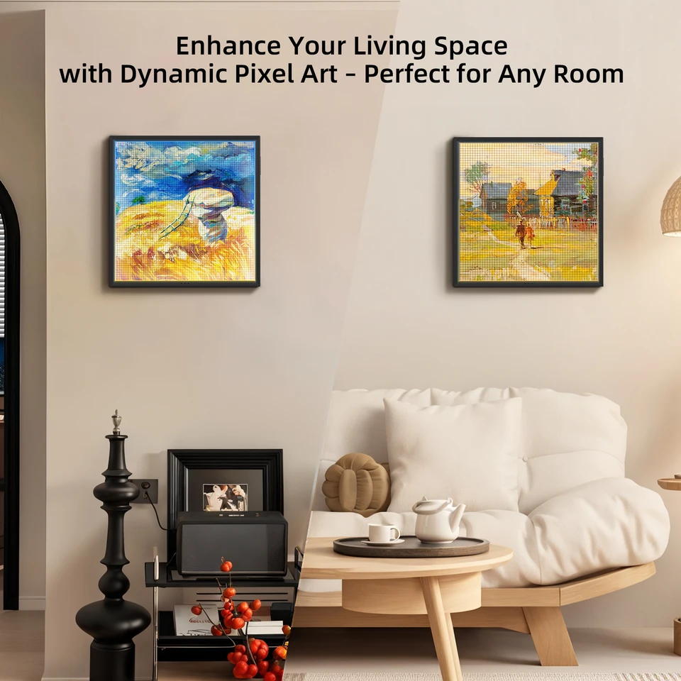 Divoom Pixoo 64 WiFi 64 X 64 LED パネル ゲームルーム装飾用