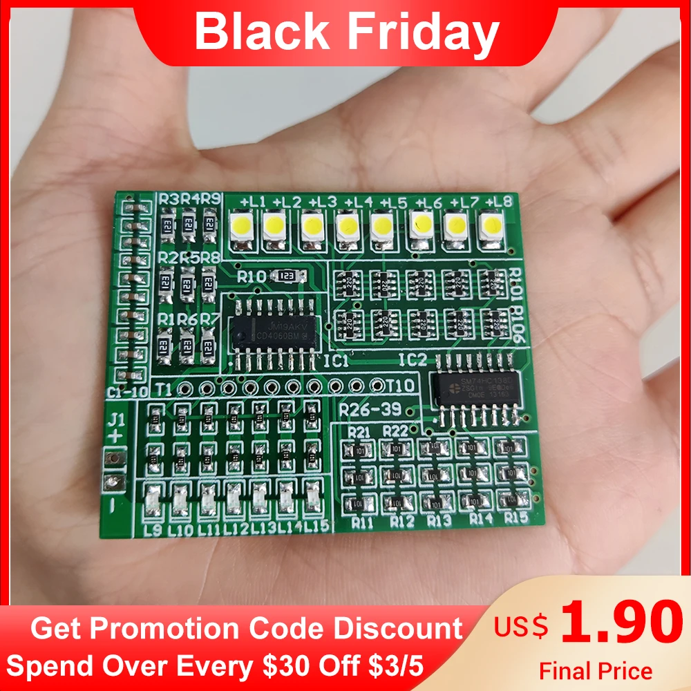 Diy Kit 1801 Component Smt Smd Soldering Practice Kit Fm Radio Kit Fm