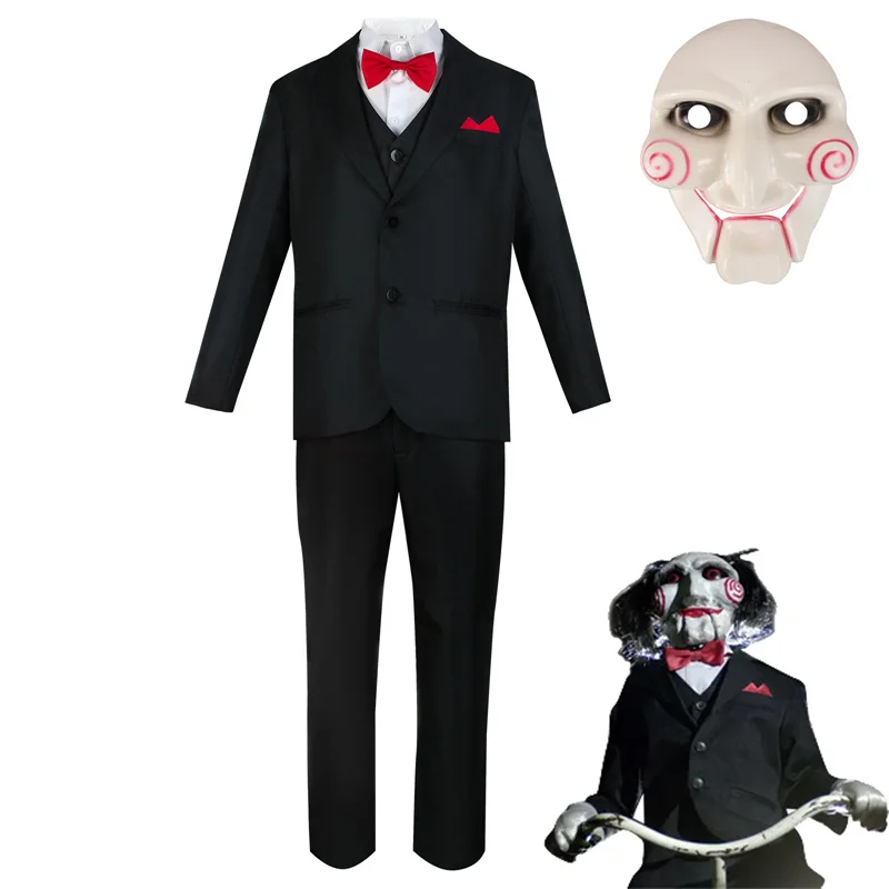 SawChainsawMassacreJigsawPuppetCosplayCostumeUniformSuitfor