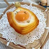 Crispy Fried Egg Simulated Bread Stress Relief Toy Anti-stress Slow Rising Squeeze Toy Soft PU Slow Rebound Toy Birthday Gift 4
