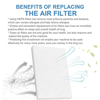 Filtro aria CPAP-filtri di ricambio monouso Ultra fini per macchine CPAP-40 filtri
