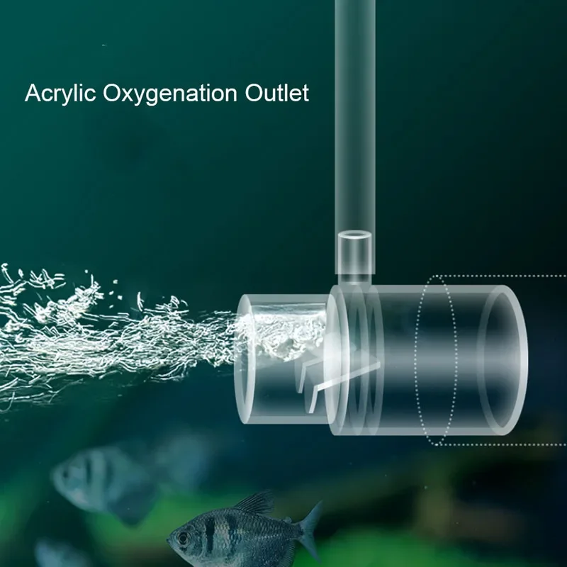 Acrylic Aquarium Fish Tank Water Pump Filter Water Outlet Nozzle Increasing Oxygen Air aquarium air pump aquarium water filter Aquarium Accessories