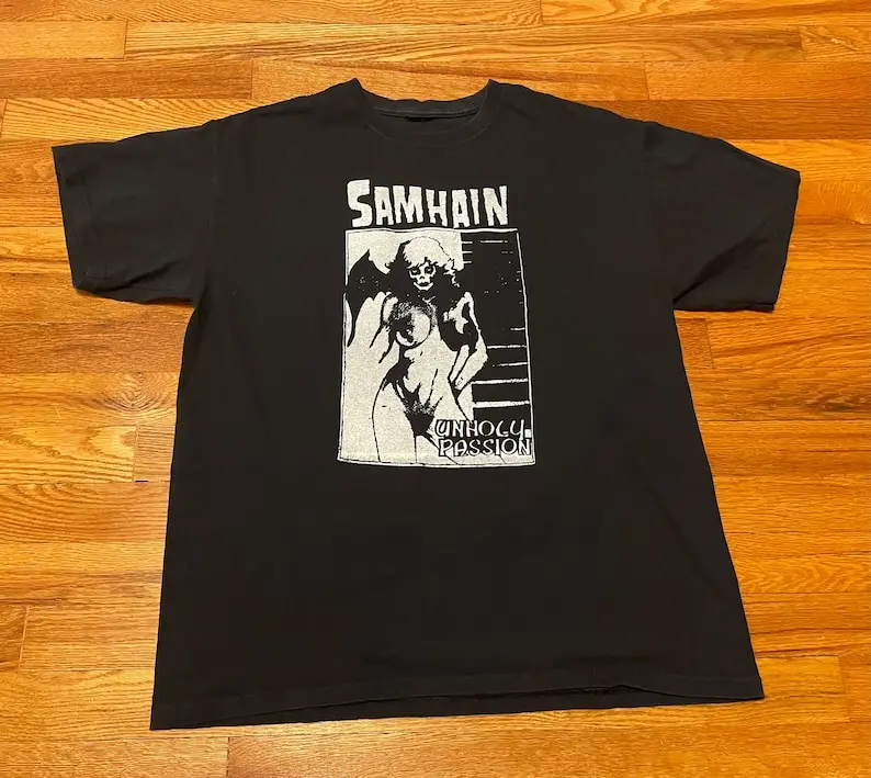トップス 80's Samhain 'unholy passion' tee Vintage Samhain 