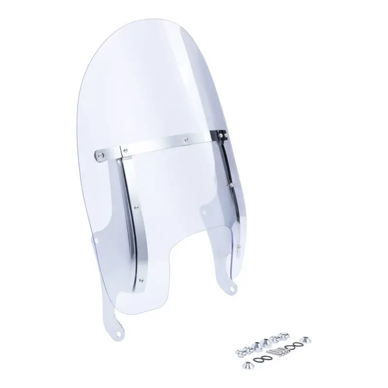 Motorcycle Clear 19" Windscreen Windshield For Harley Fat Boy FLFB