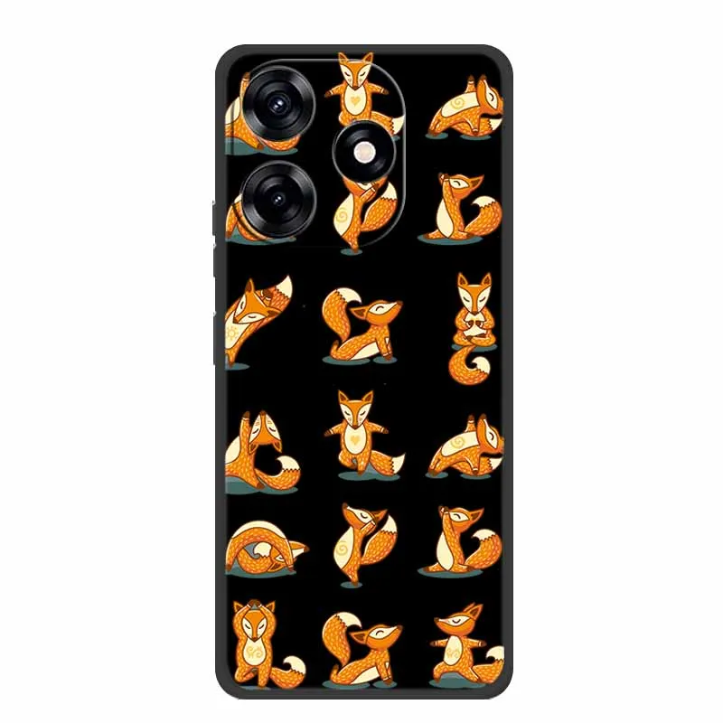 Premium Black Silicone Soft Phone Case - 6.6 Protective Back Cover Shell