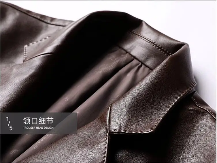 S1746e83bc0dc4ca087277b813ae22d20l Brand Pu Leather Jacket Men Autumn Winter Casual Men's Jackets Solid Clothes Soft Motorcycle Outerwear Masculinas M-3XL Mallzona