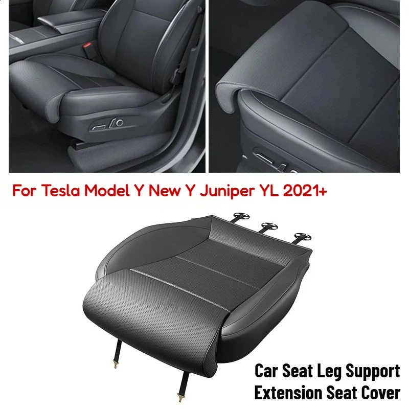 For Tesla Model Y New Y Juniper YL 2021+ Leg Support Extension Seat Cover Memory Foam Extender Cushion Car Interior Accessories 1
