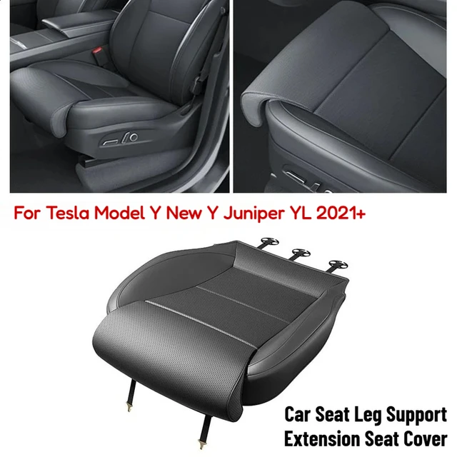 For Tesla Model Y New Y Juniper YL 2021+ Leg Support Extension Seat Cover Memory Foam Extender Cushion Car Interior Accessories 1