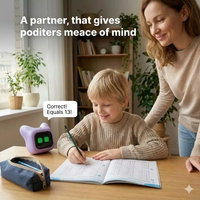 Animale Domestico Elettronico Intelligente con AI | Chatbot Vocale Intelligente, Compagno AI Personalizzato, Interazione Emozionale, Chatbot AI Deepseek, Regali per le Feste - immagine 2