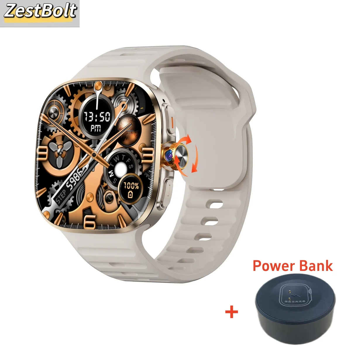 Silver Power Bank