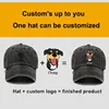Custom Logo Washed Cotton Baseball Cap Personalized Embroidery Men'S Women Dad Hat Monogram Team Party Gorras 2