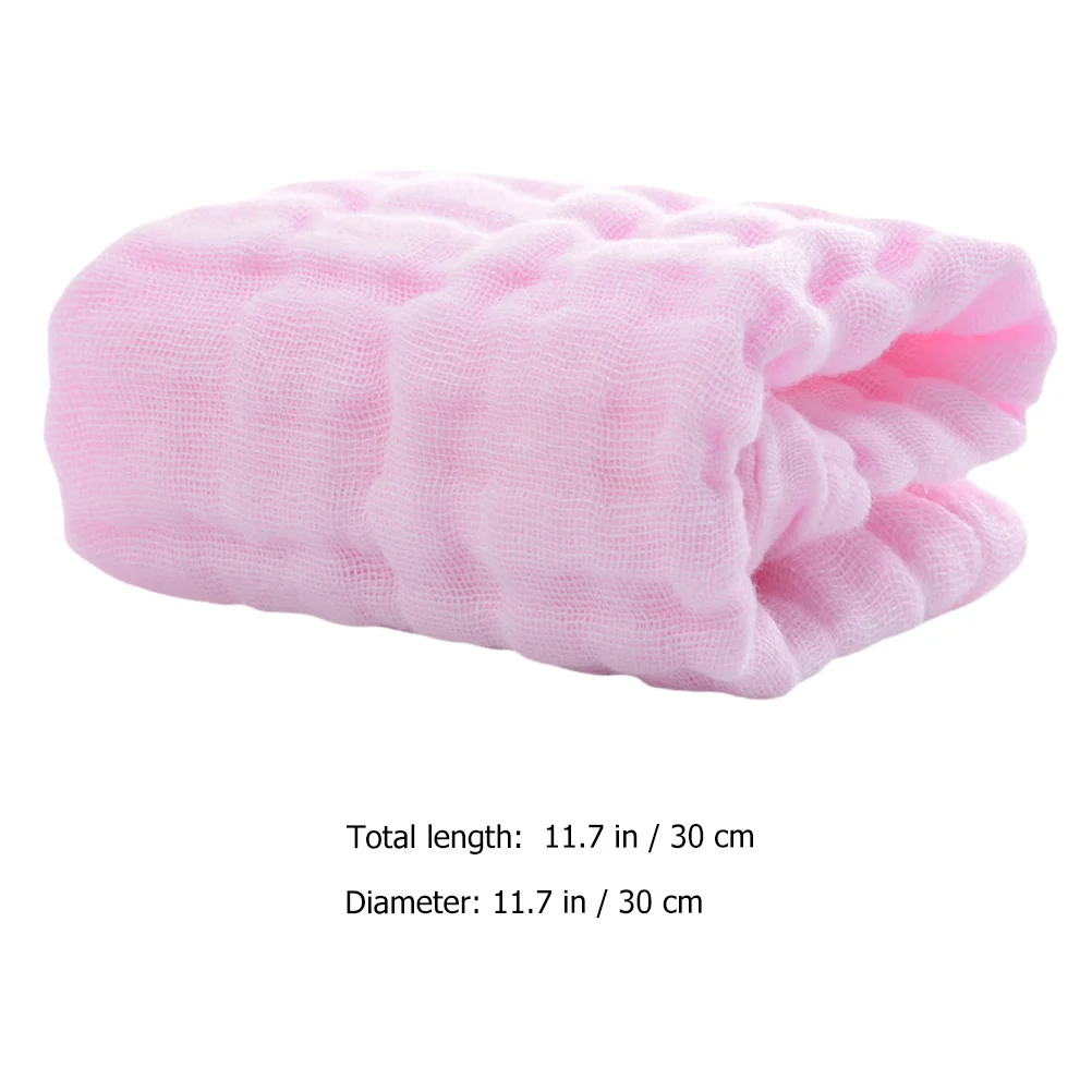 

5 Pcs Foam Cotton Bib Muslin Washcloths for Wrinkle Burp Must Haves