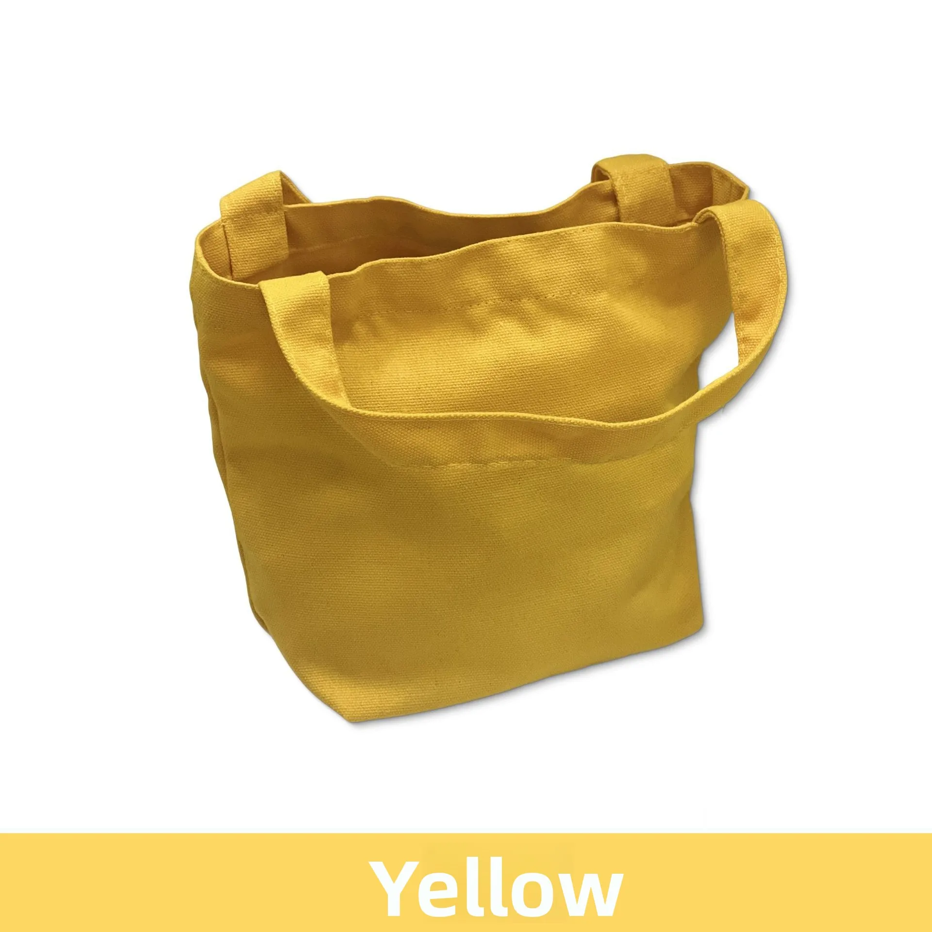 Korean Canvas Tote Bag - Stylish Solid Color Shopper's Essential