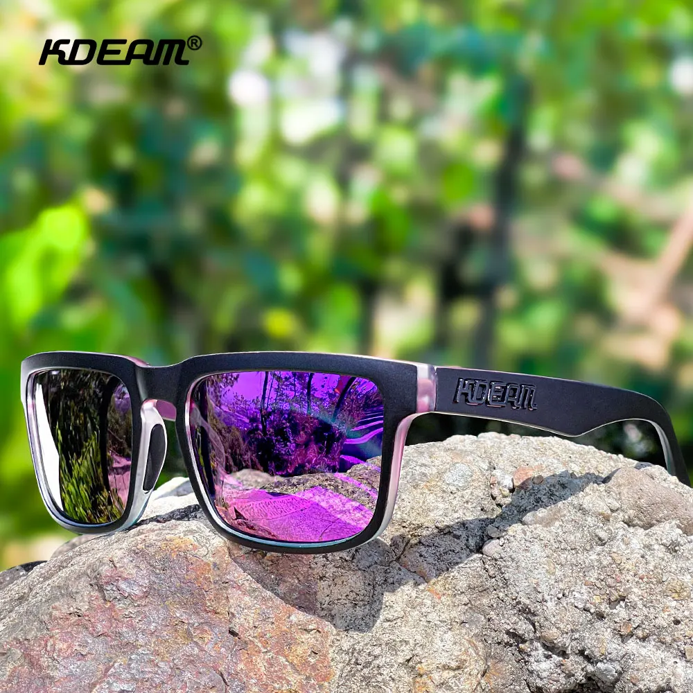 Enhanced Sport Polarized Sunglasses with Photochromic Lenses and Packaging