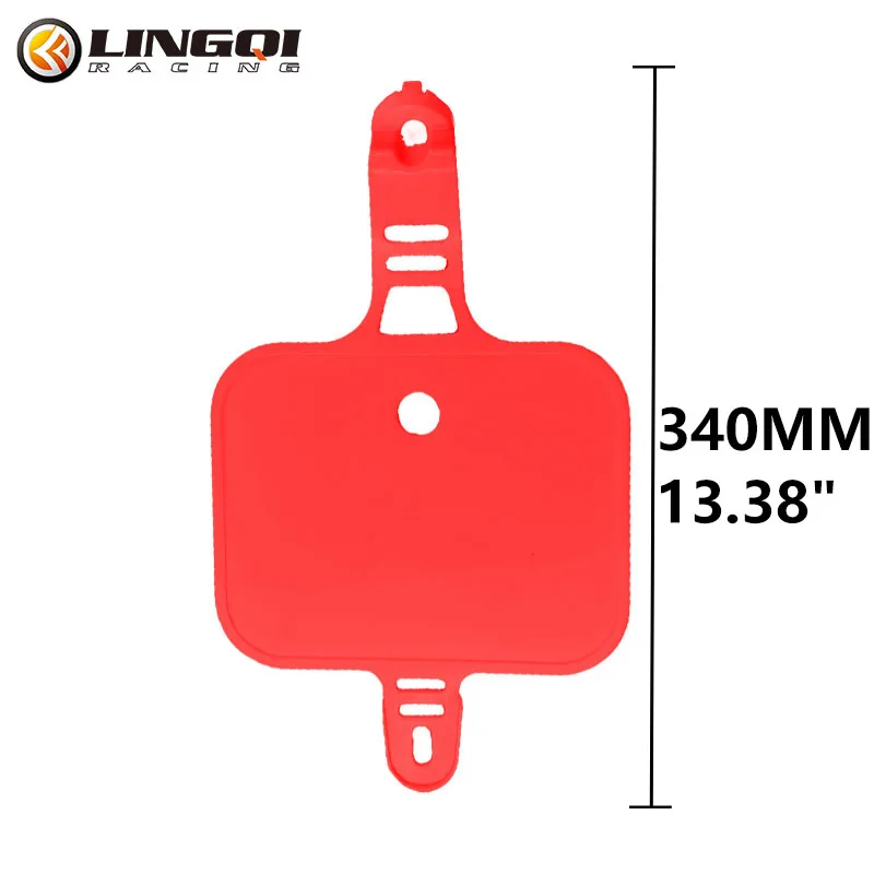 LINGQI Front Number Plate Name Cross Plates Board For CRF50 CRF70 CRF110 CRF125 2008- Motorcycle Accessories Plastic
