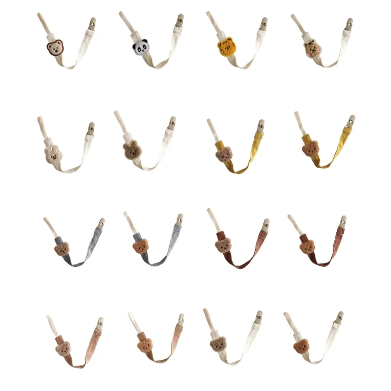 

Детская пустышка-цепочка, держатель для соски для малышей, мультяшный ремешок для соски с защитой от падения