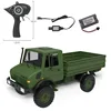 Rc Electric Off-Road Cremlimbing Ote Control Car  1:12 U1300 Unimog Abs Plastic Armygreen Toy Model Remote Control Kid Xmas Gift 1