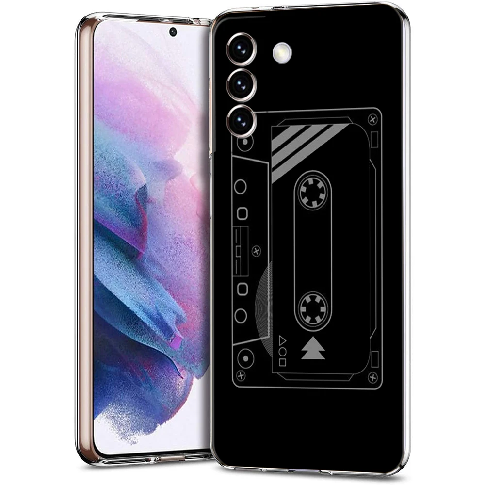 Clear Retro Vintage Cassette Tape Phone Case Cover