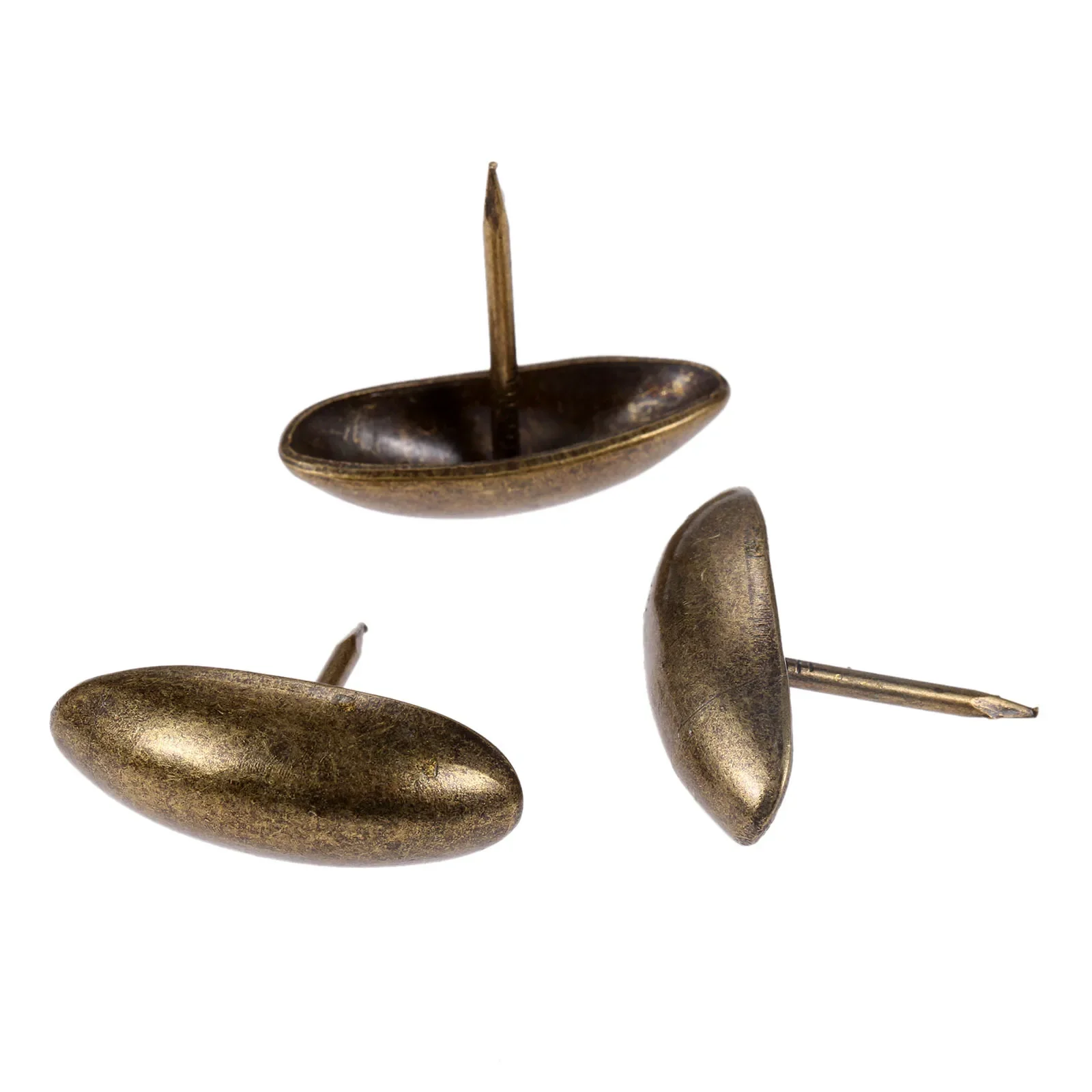 10Pc upholstery nail 30*25mm Retro Olive head upholstery nails Jewelry wooden box drum door sofa furniture decoration tack stud pushpin doornail