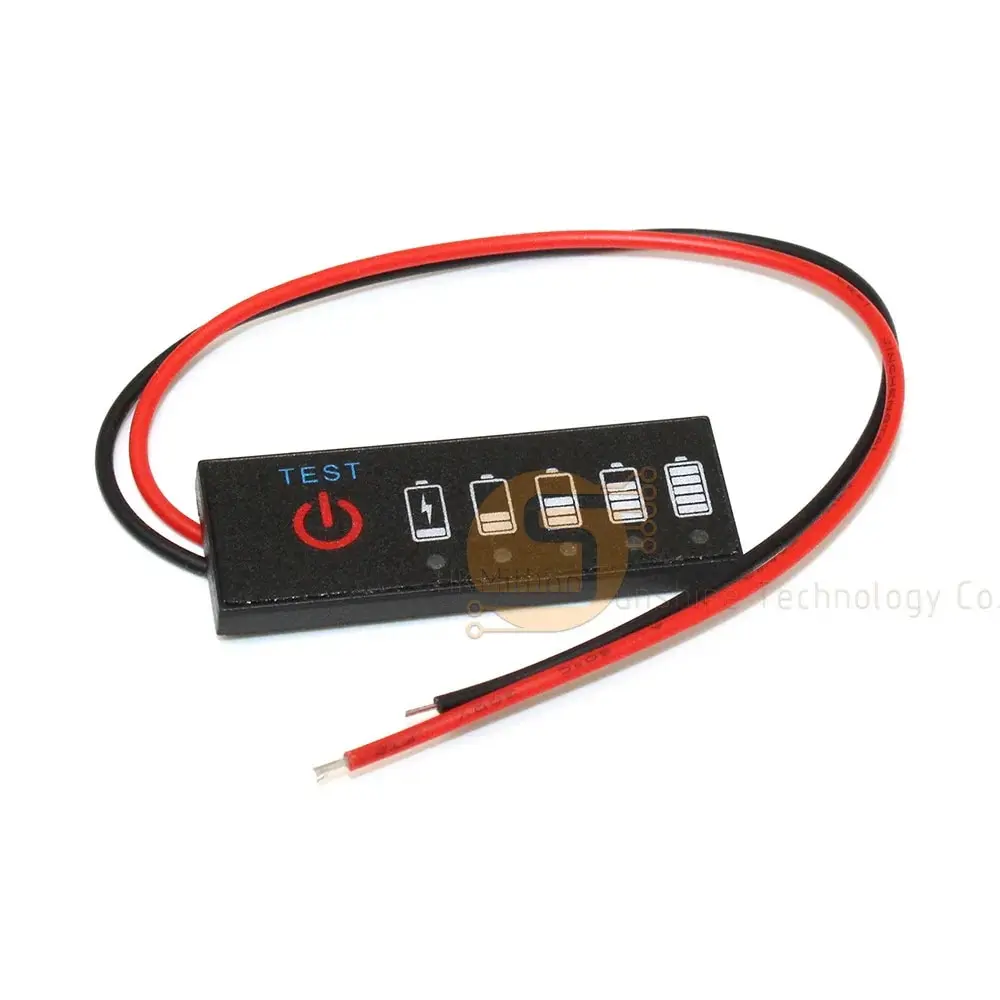 Battery indicator board 12V Lithium Battery Pack Percentage Indicator Board 1-7S Battery Capacity Display Reverse Polarity Protection