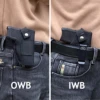 IWB/OWB Gun Holsters for Small Pistols : Ruger LCP380 LCP II - Sig Sauer P365 P238 P938 - Walther PPK 380 CCP S&W Bodyguard 380 6