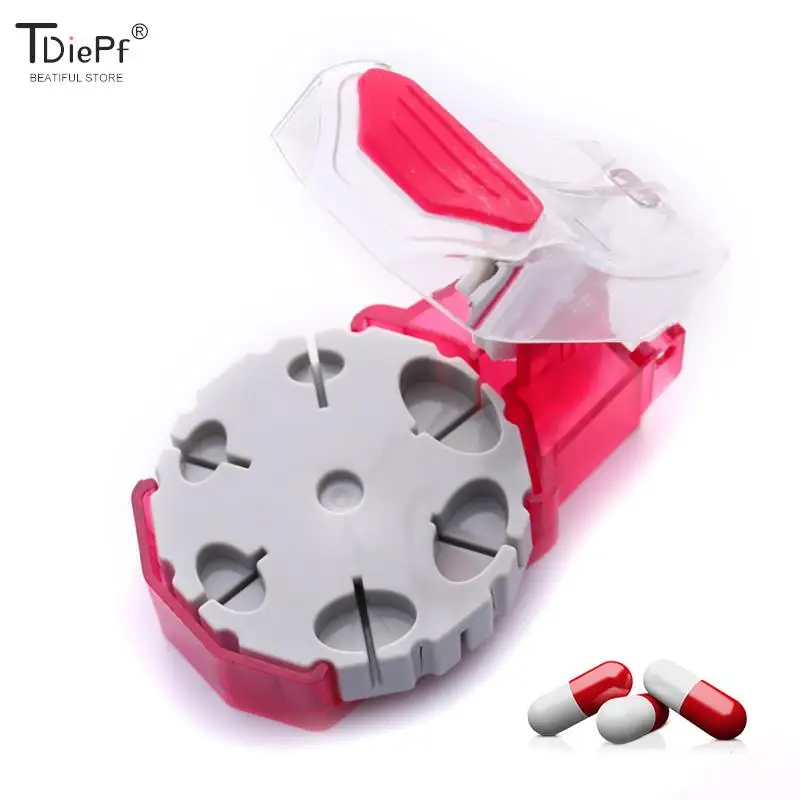 

Pill Cutter Tablet Cutter Splitter Medicine Pill Holder Pill Cutter Case Tablet Holder Storage Case Medicine Drug Container