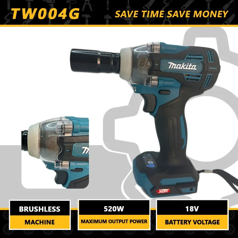 

2023 New Makita TW004G Rechargable Drill Driver Only a machine Screwdriver Machine Brushless Electric Screwdriver