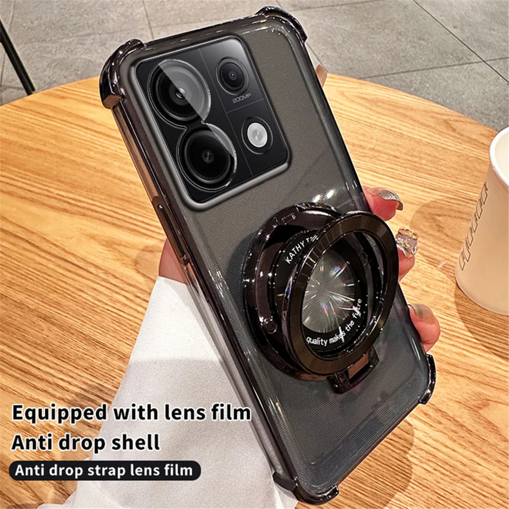 Luxury Magnetic Plating Stand Shockproof Phone Case Cover
