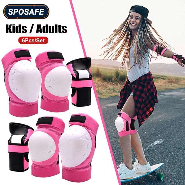 Adult Youth Kids Knee Pads Elbow Pads Wrist Guards Protective Gear for Skateboarding Roller Skating Cycling BMX Bicycle Scooter 1