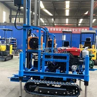 100M Water Well Drilling Rig Building Construction Borehole Hydraulic Water Well Drill Rig Mining Small Drilling Rig Machine