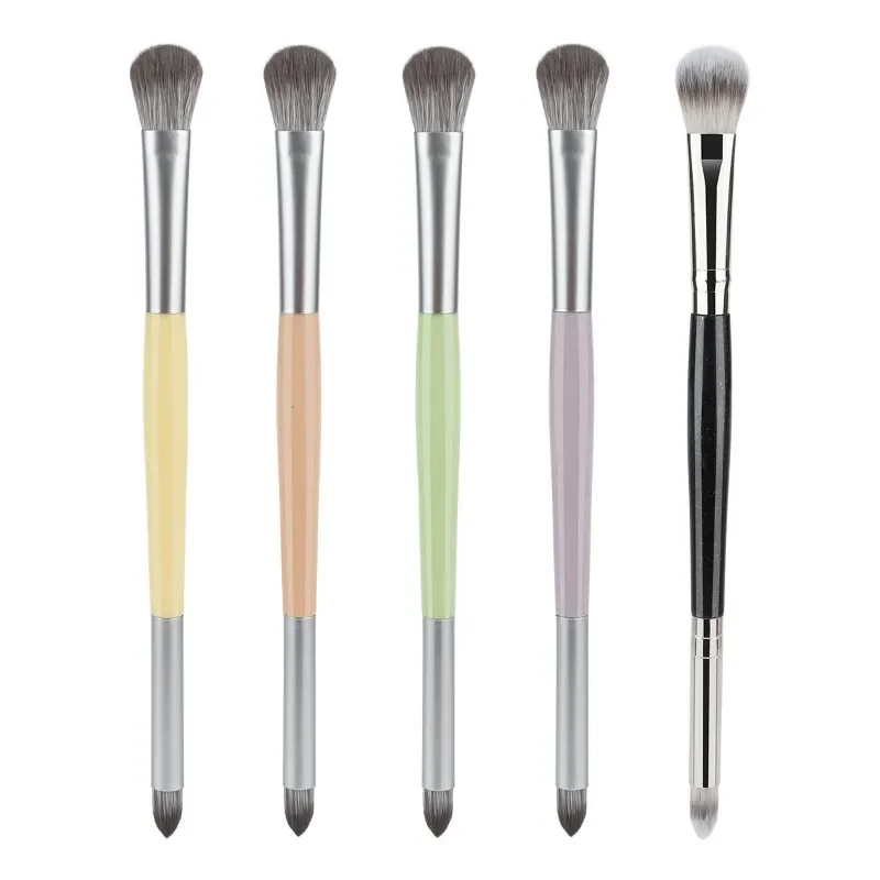Single Makeup Brush Double-ended Eye Shadow Brush Smudge Detail Highlight Brighten Soft Professional Makeup Tool makeup brush