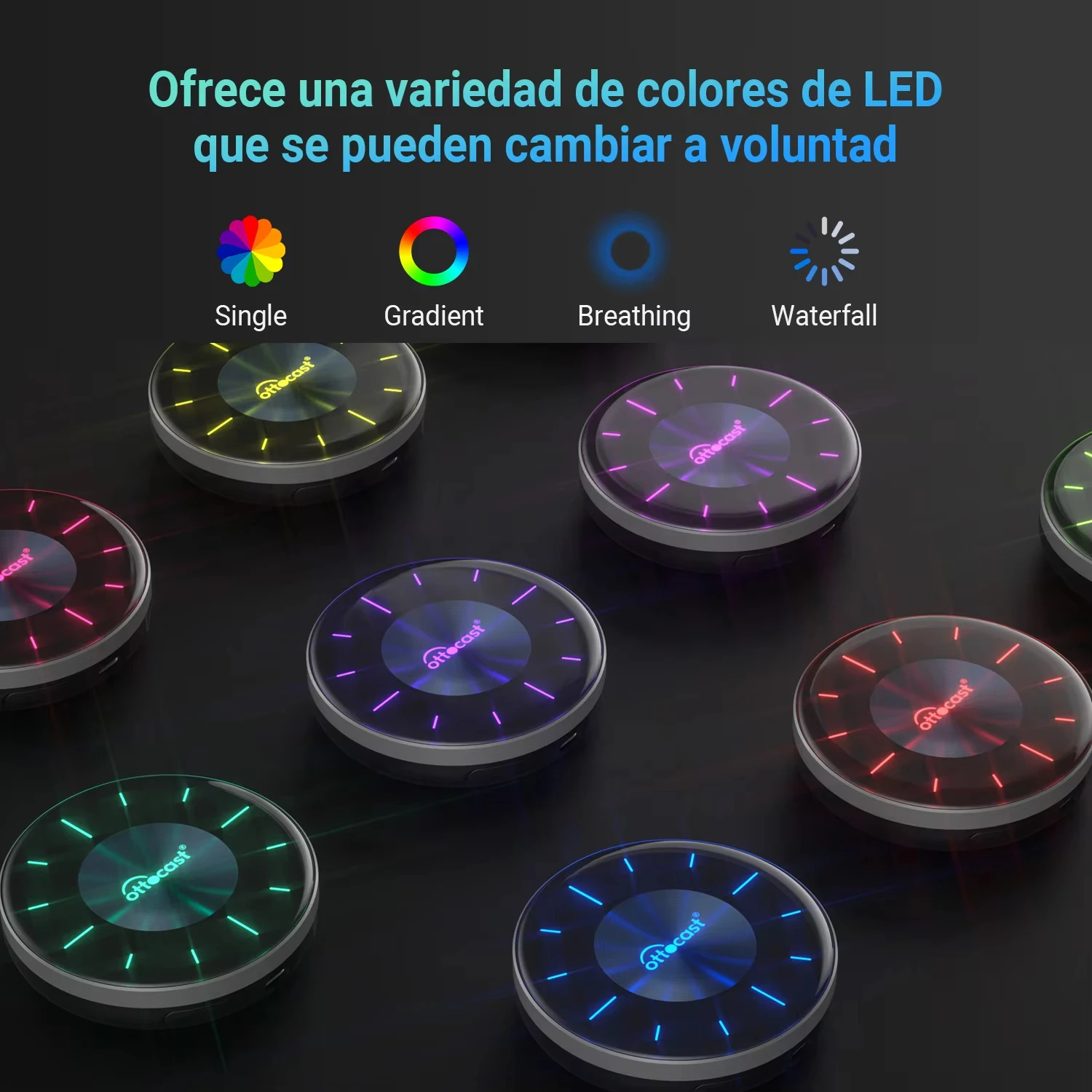 Ottocast P3 Android Car Adapter OttoAibox P3 CarPlay AI Box