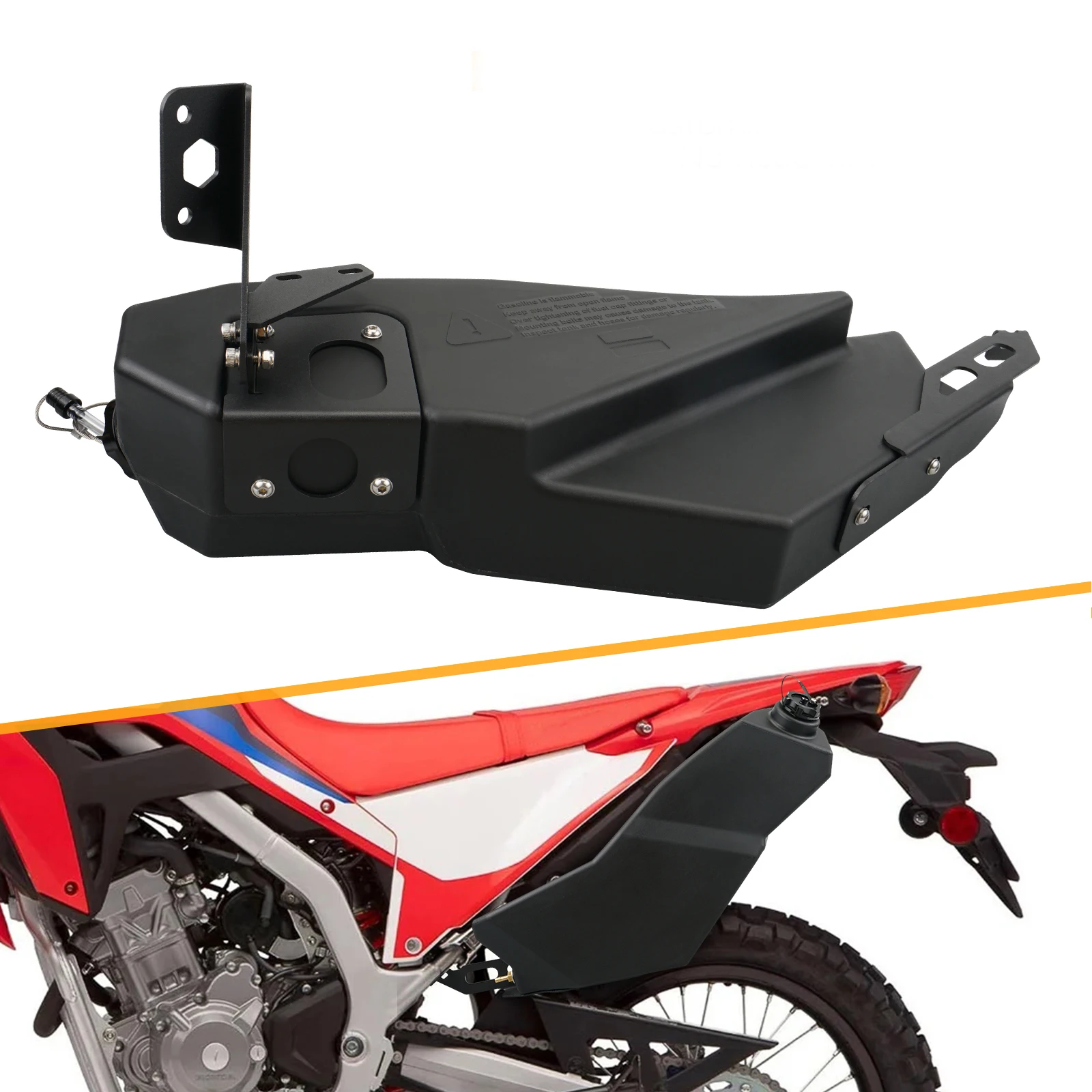 NICECNCForCRF300LRally5LMotorcycleAuxiliaryTankwithCapFor
