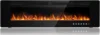 72 inch Ultra-Thin Silence Linear Electric Fireplace, Recessed Wall Mounted Fireplace, Fit for 2 x 4 and 2 x 6 Stud, 2