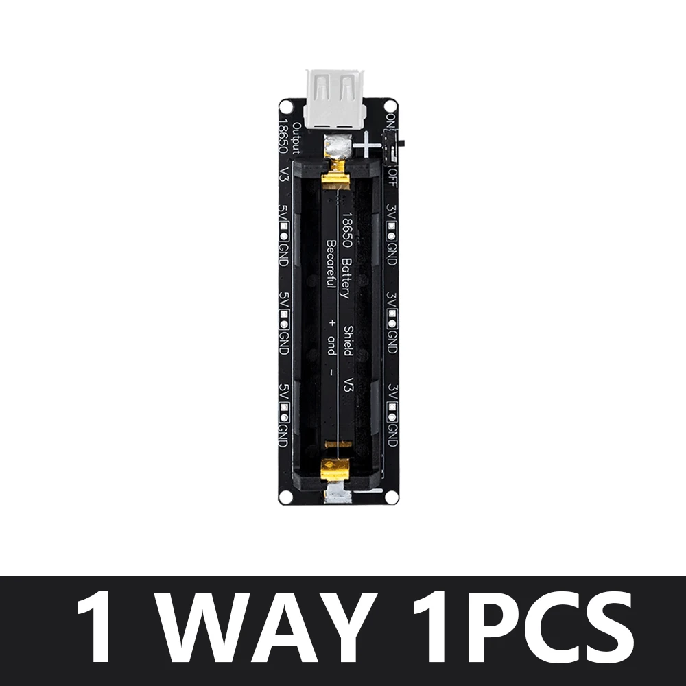 Micro USB 18650 Battery Shield V9 Per Arduino ESP32 ESP8266 – Power Bank Modulo