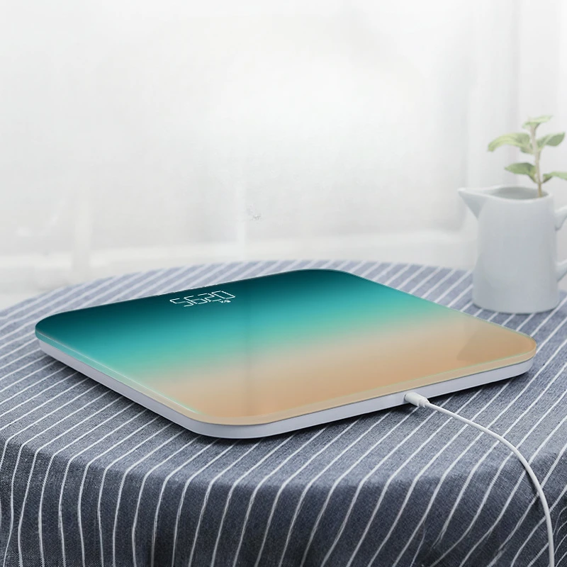 Household intelligent gradient color Bluetooth body weight scale simple and healthy height electronic weight scale 2